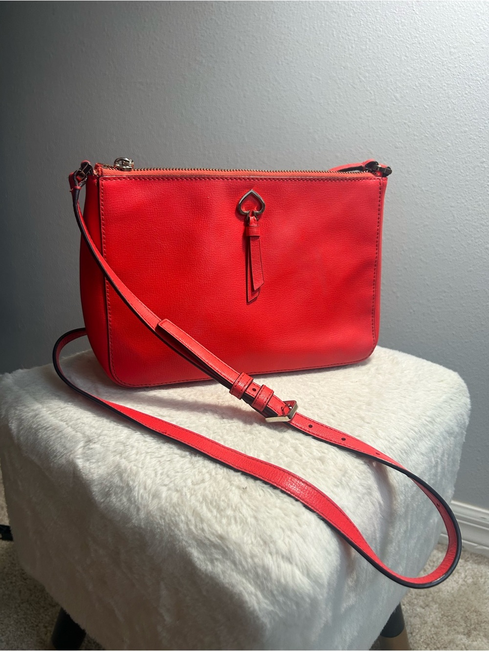 Red Kate Spade Adel bag